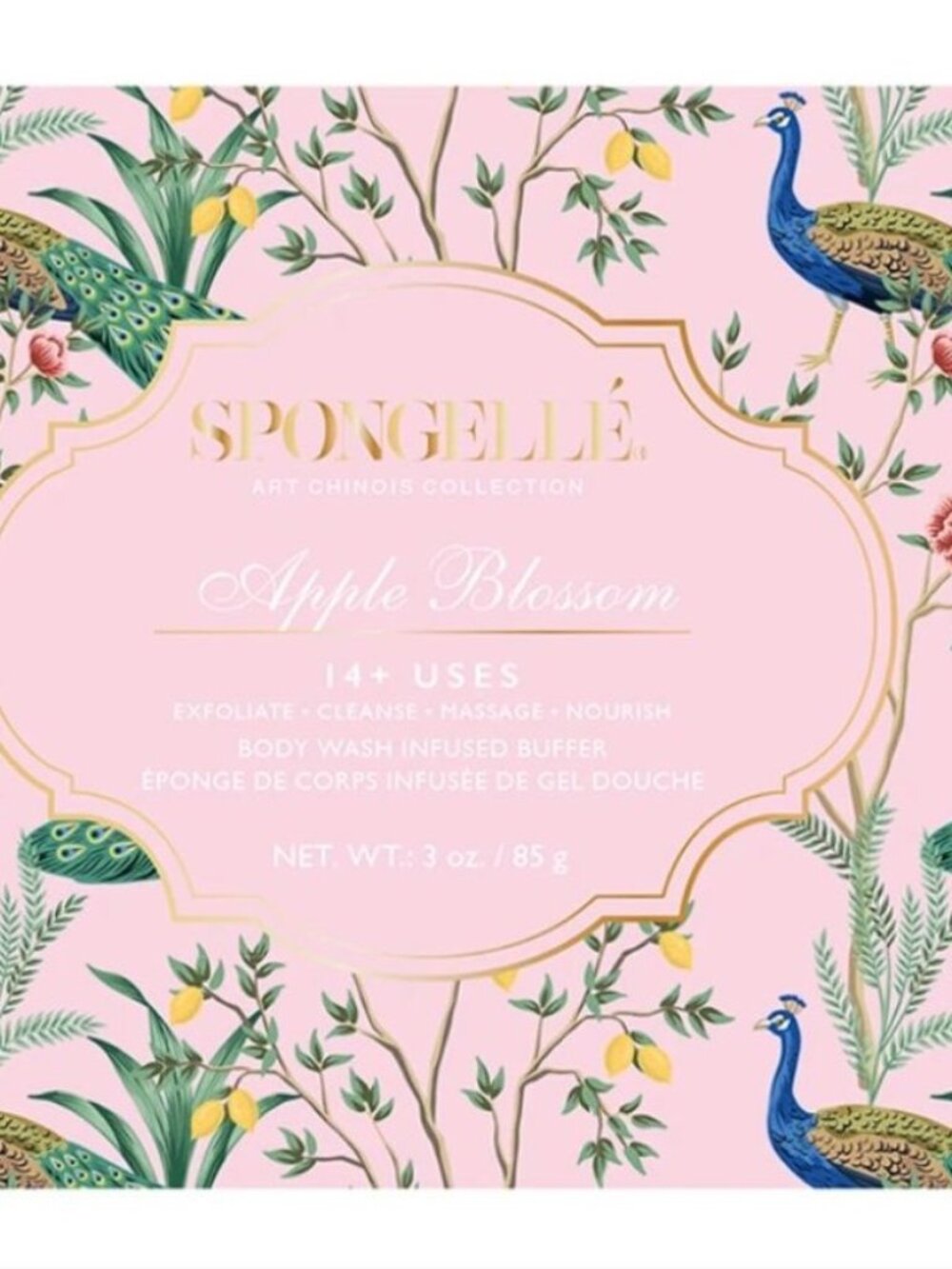 Spongellé Art Chinois Collection - Apple Blossom Body Wash Infused Buffer 🌸🌿